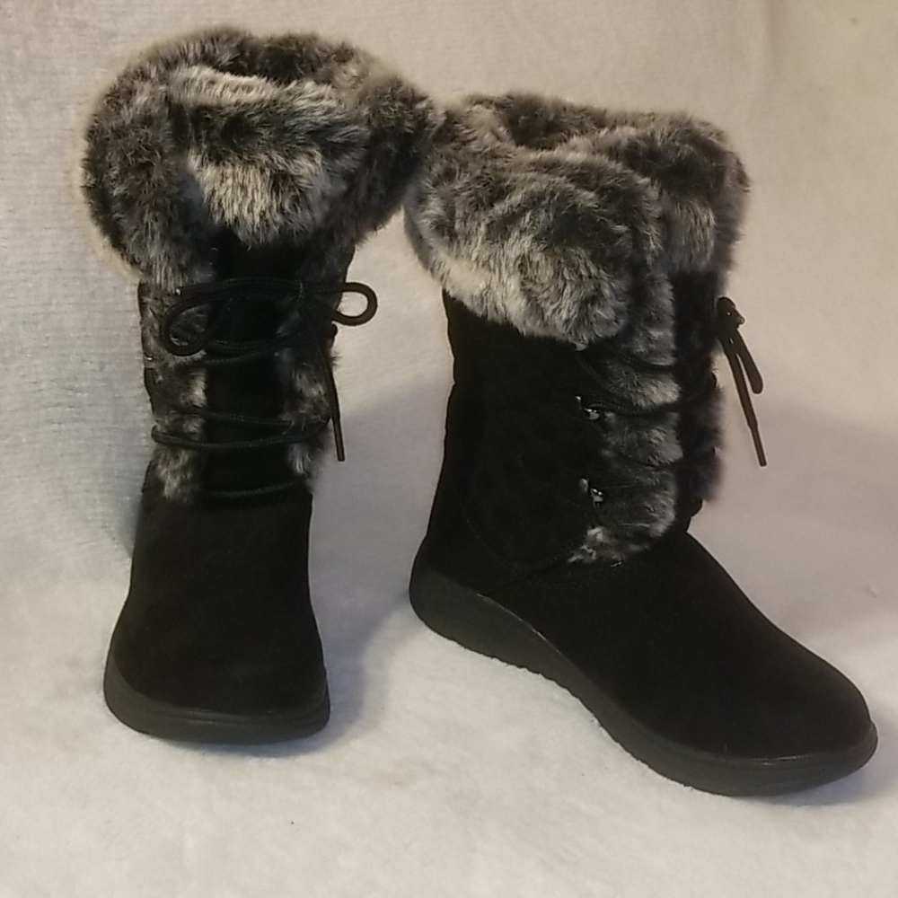 Waterproof Lace-Up Winter Boots